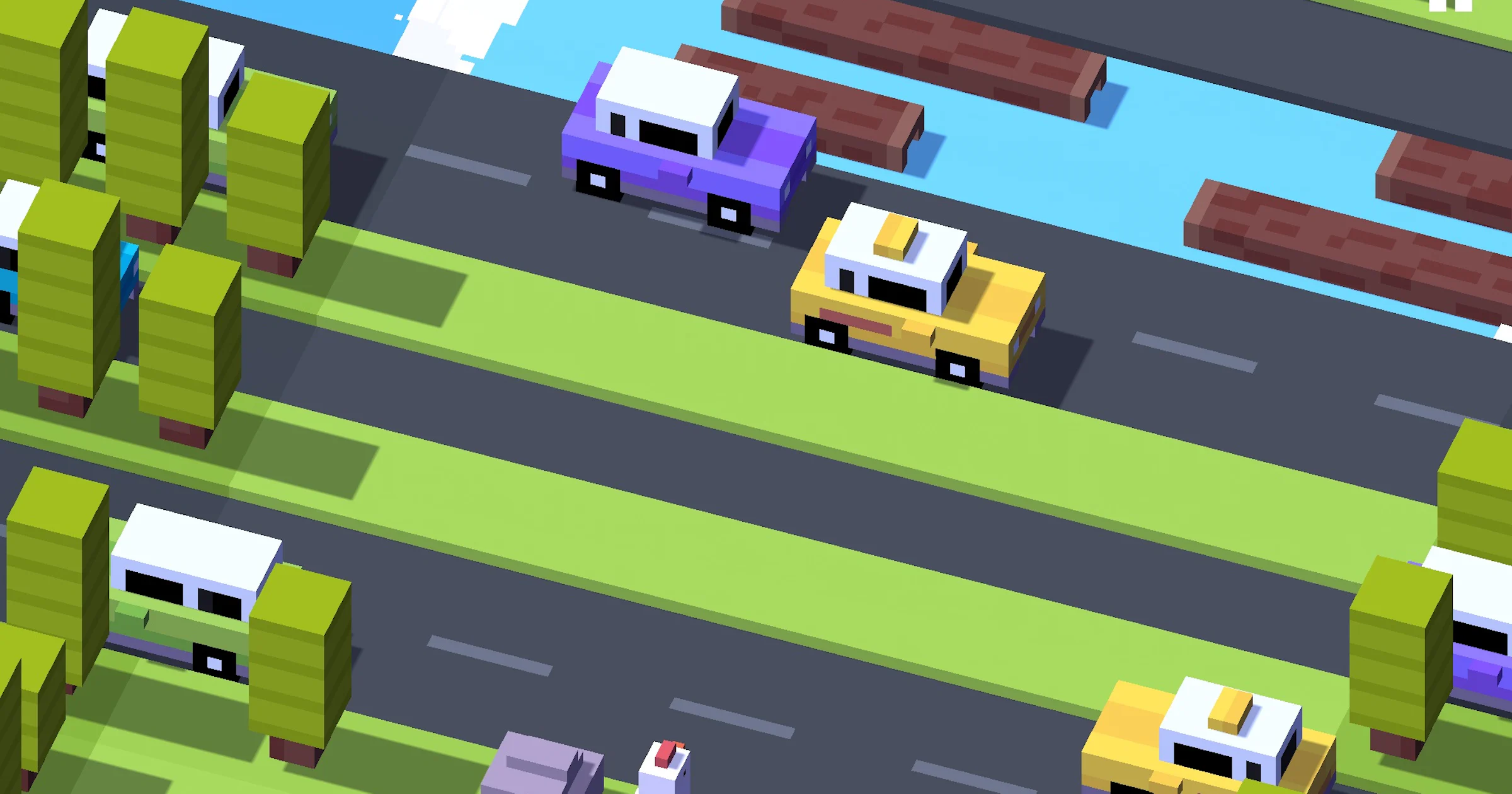 Crossy Roads - Een moderne variant van het klassieke Frogger