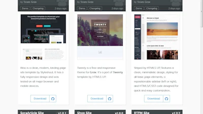 Grav - Ontwikkel complete websites met dit cms