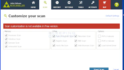 RogueKiller - Scan uw systeem op malware