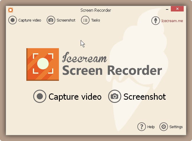 Icecream Screen Recorder - Een handige manier om afbeeldingen en video's van uw beeldscherm te maken