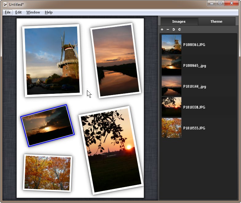 Collagerator - Maak een collage van uw foto's