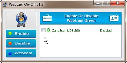 Webcam On/Off - Zet uw webcam gemakkelijk uit