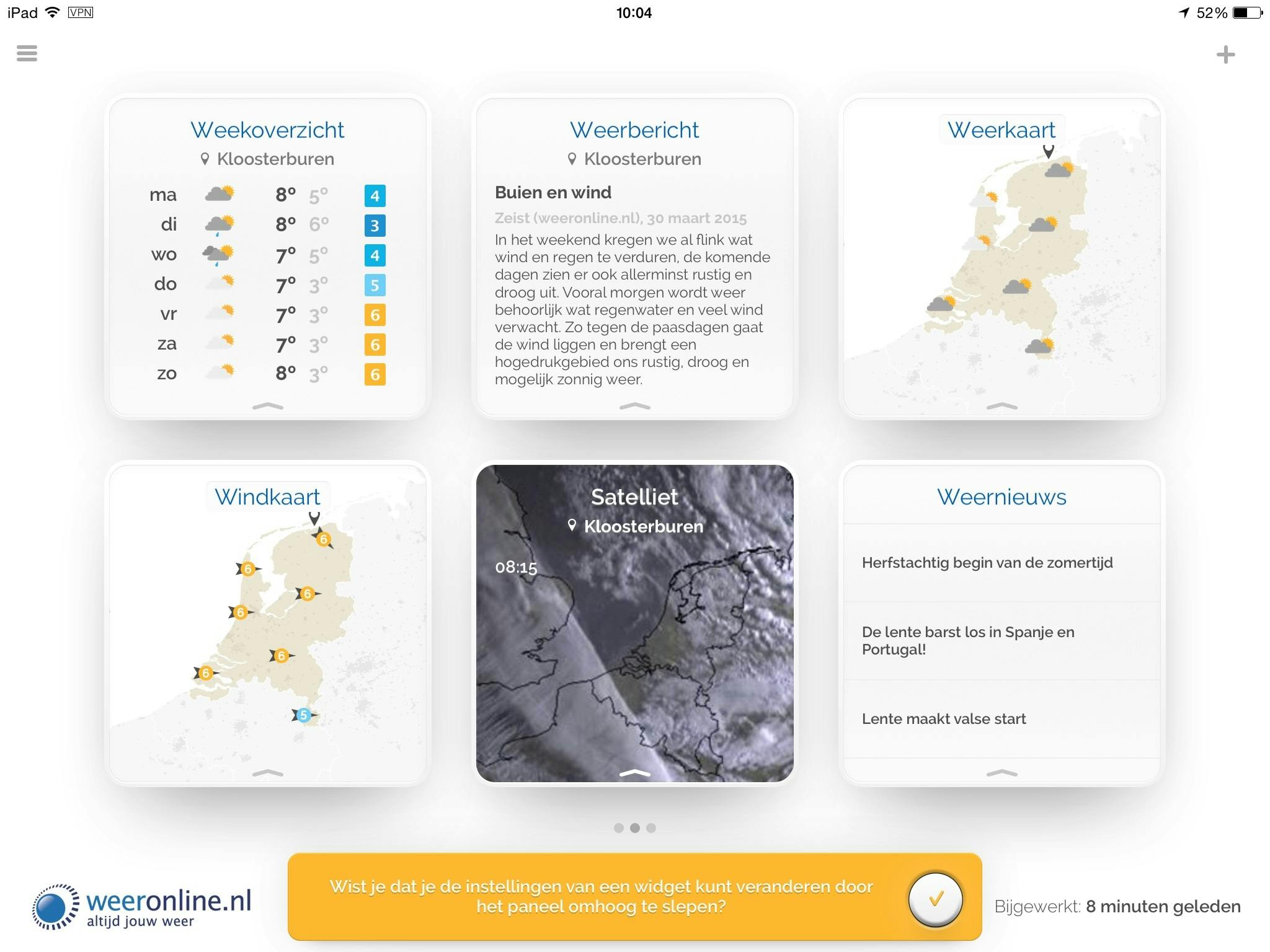 Weeronline HD - De beste gratis iOS-weer-app