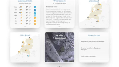 Weeronline HD - De beste gratis iOS-weer-app