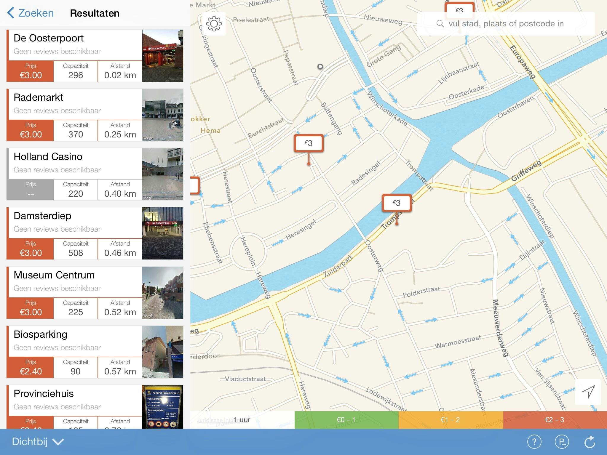 Parkopedia - Handige app om parkeerplaatsen te vinden