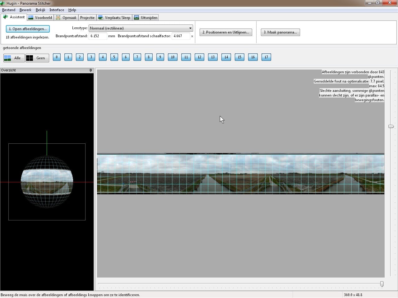 Hugin Panorama Stitcher - Maak de mooiste panorama;'s