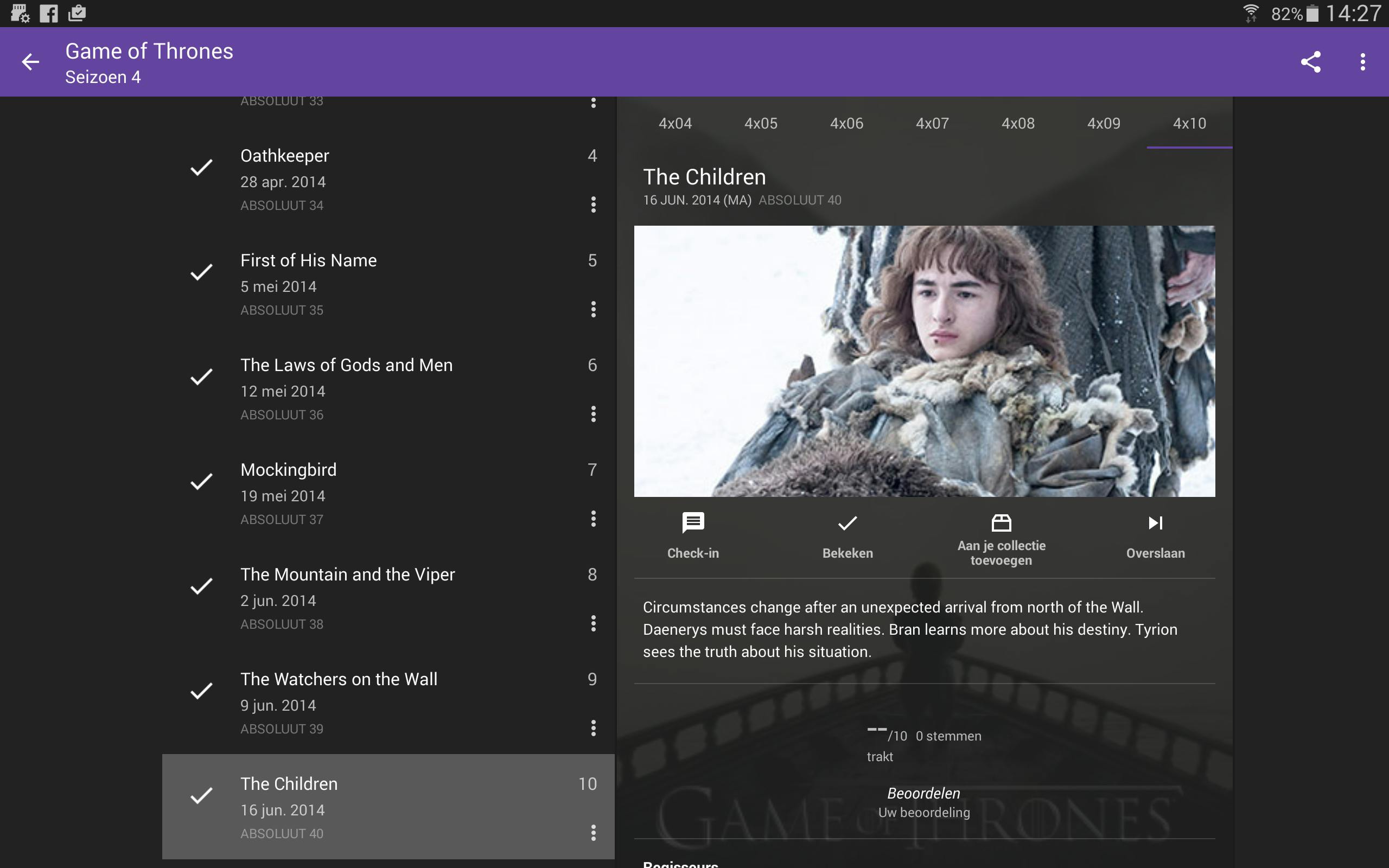 SeriesGuide - Android-app om series bij te houden