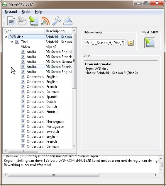 MakeMKV - Zet uw dvd's snel om naar digitale bestanden