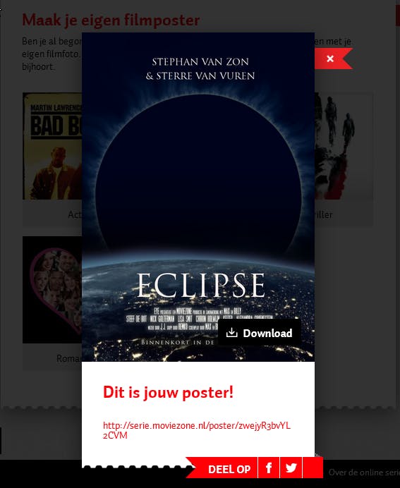 Posterman - Maak uw eigen filmposter