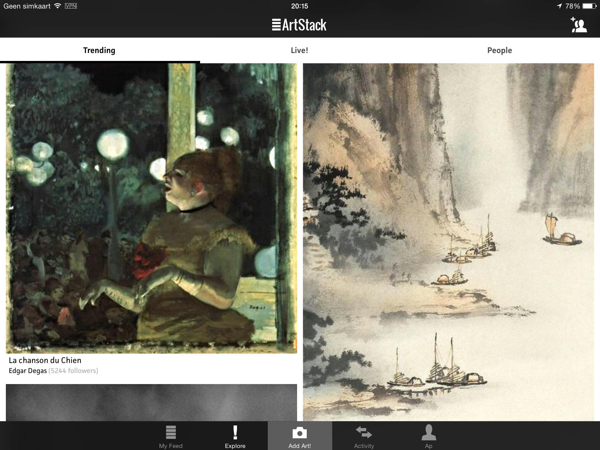 ArtStack - Ontdek kunst op uw smartphone