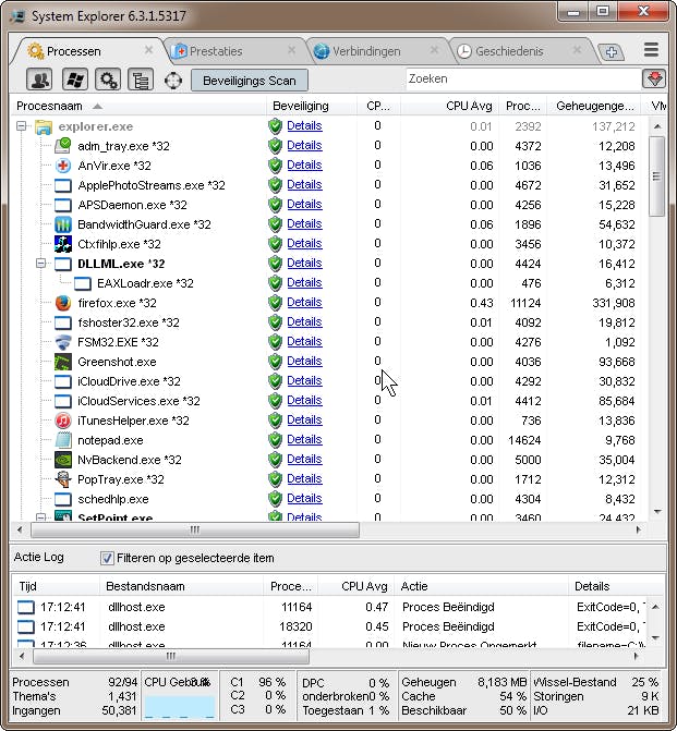 System Explorer - Analyseer uw hele pc/systeem