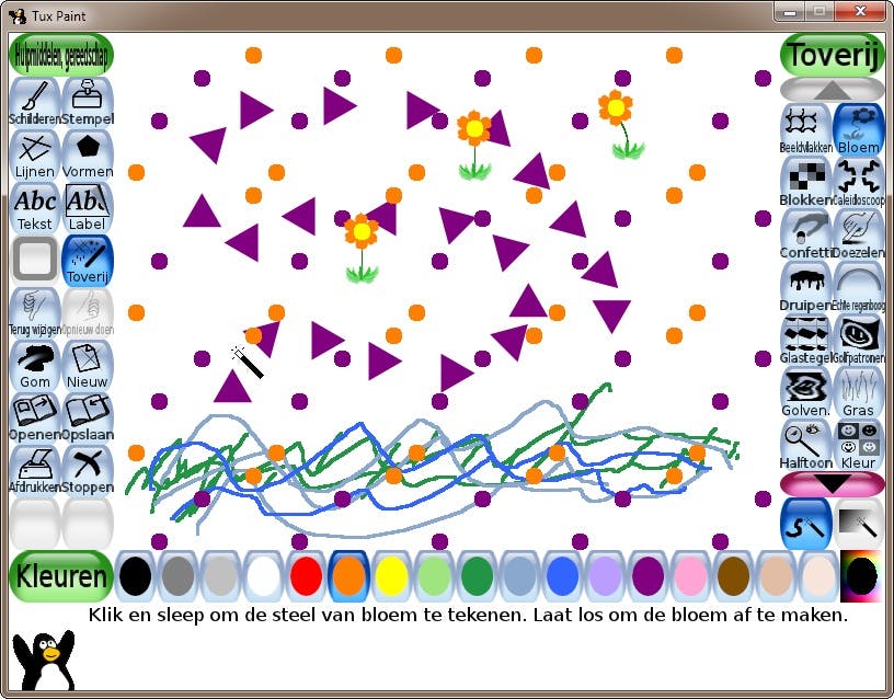 Tux Paint - Tekenen en schilderen voor de kids