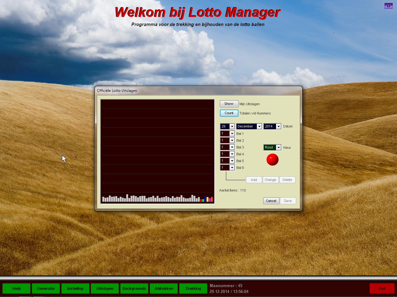 Lotto Manager - Hulp bij het invullen van de Lotto