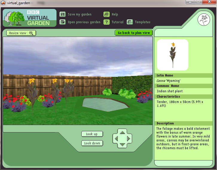 Virtual Garden - Wandel door je zelf ontworpen tuin