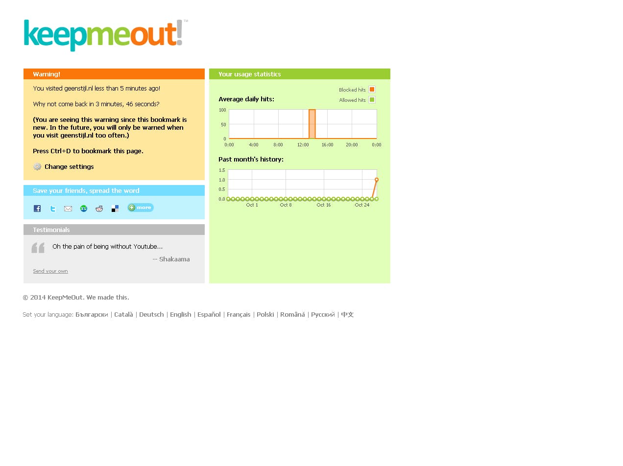Keep Me Out - Geniet, maar surf met mate