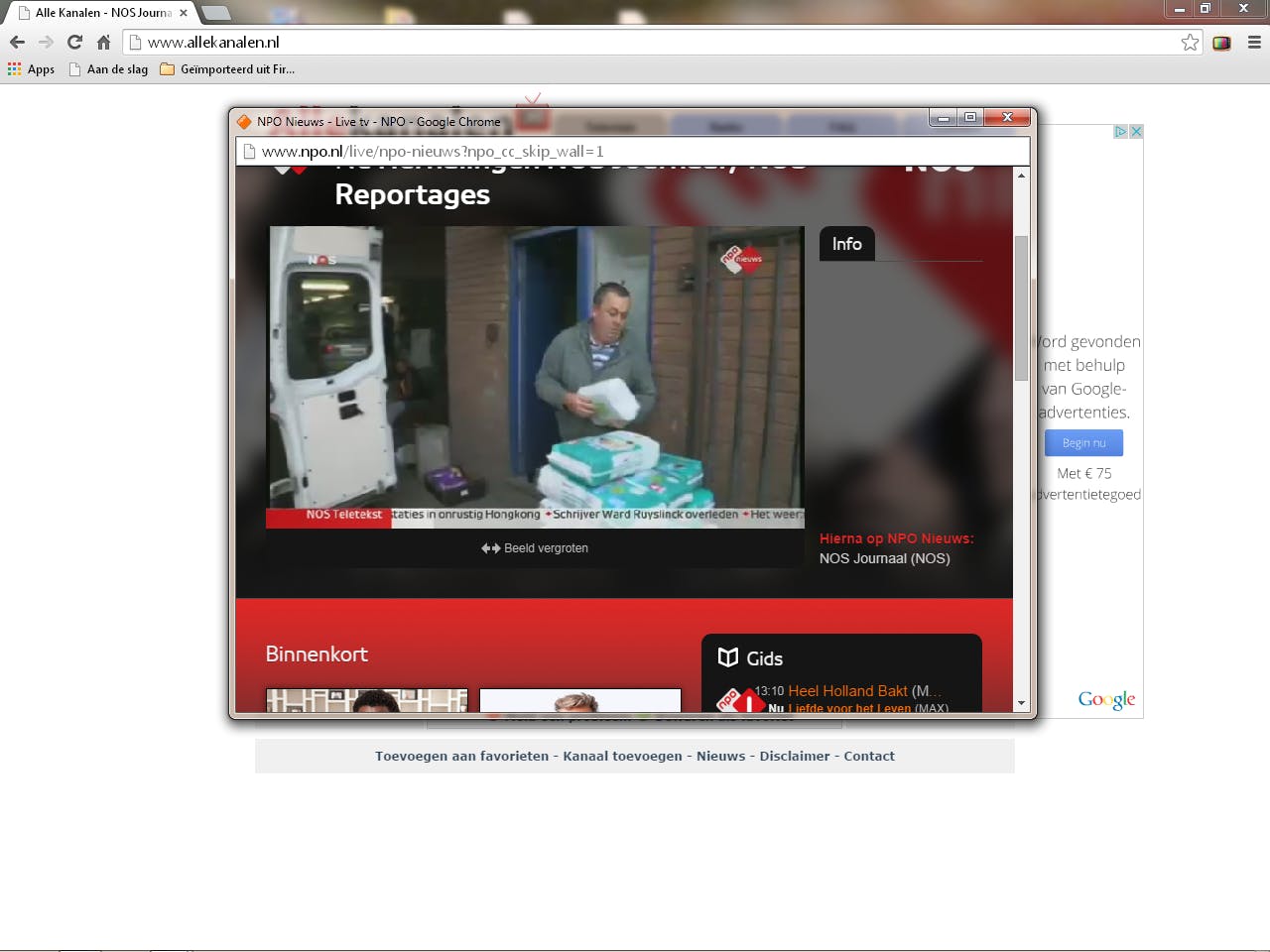 AlleKanalen - Kijk tv in uw browser