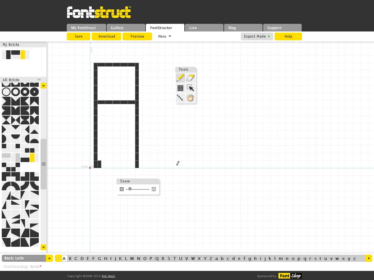 FontStruct - Maak lettertypen online