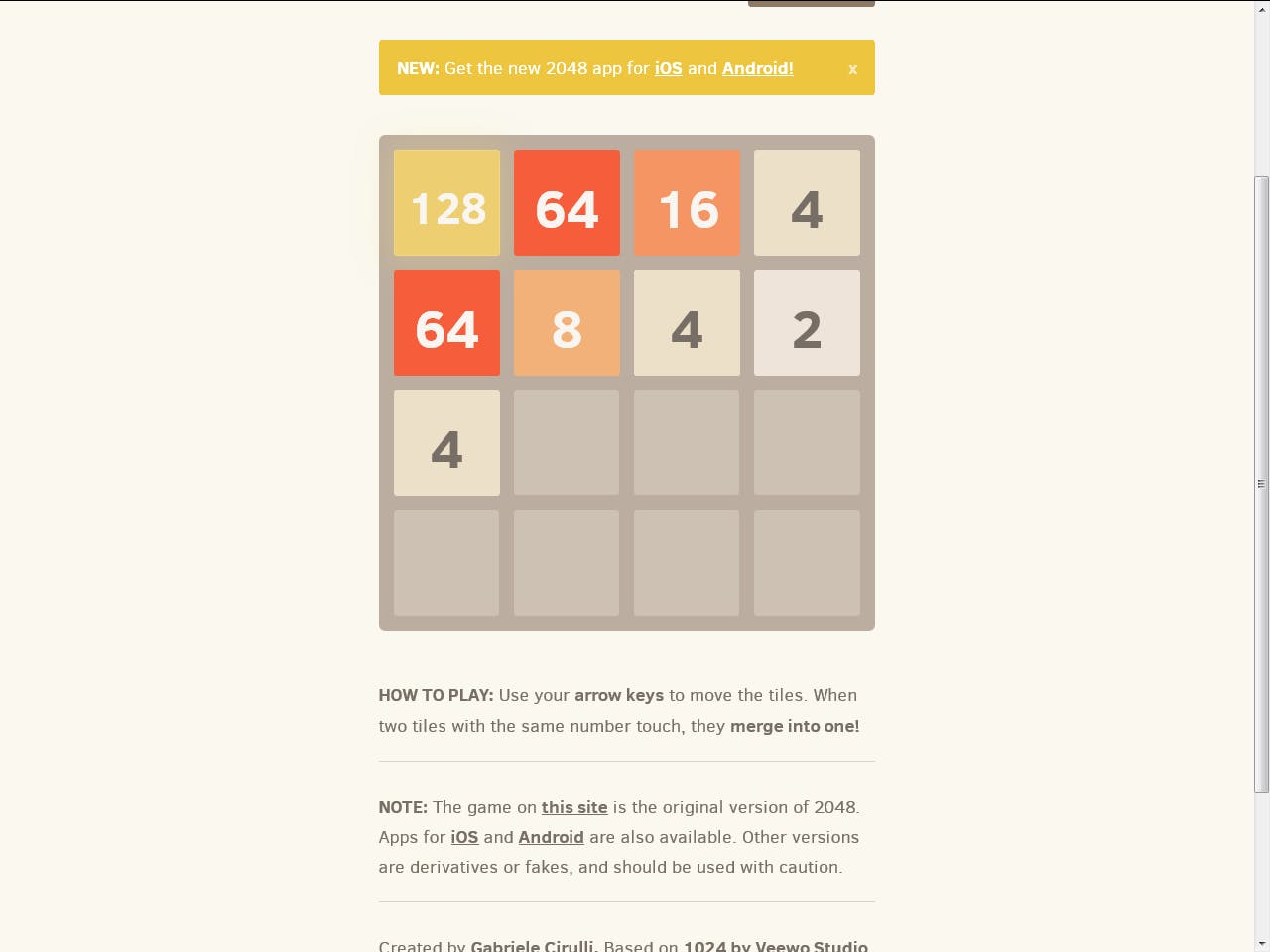 2048 - Een verslavende cijferpuzzel