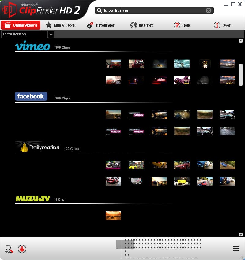ClipFinder HD - Alle video's op het internet bij elkaar