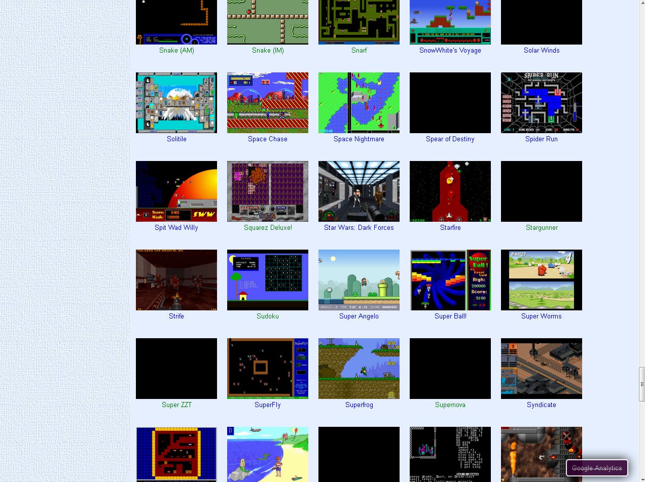 Classic Dos Games - De naam zegt genoeg
