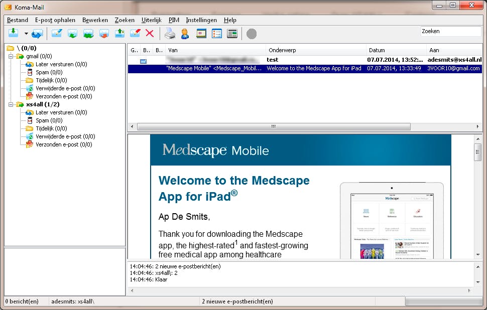 Koma Mail - Mobiele email-client
