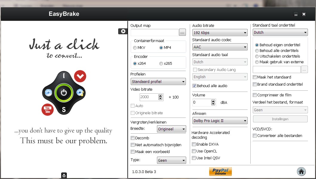 Easybrake - cd's en dvd's branden met één druk op de knop