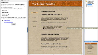 Yahoo’s Site Builder