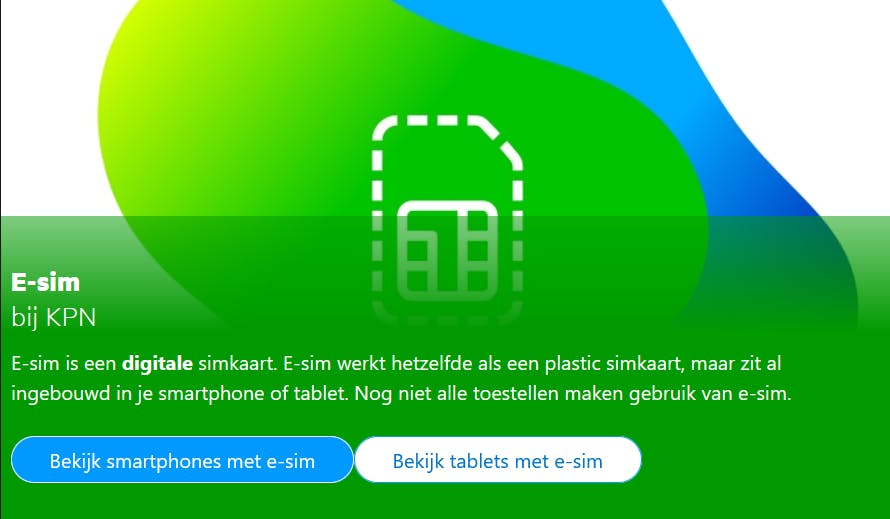 E-sim KPN
