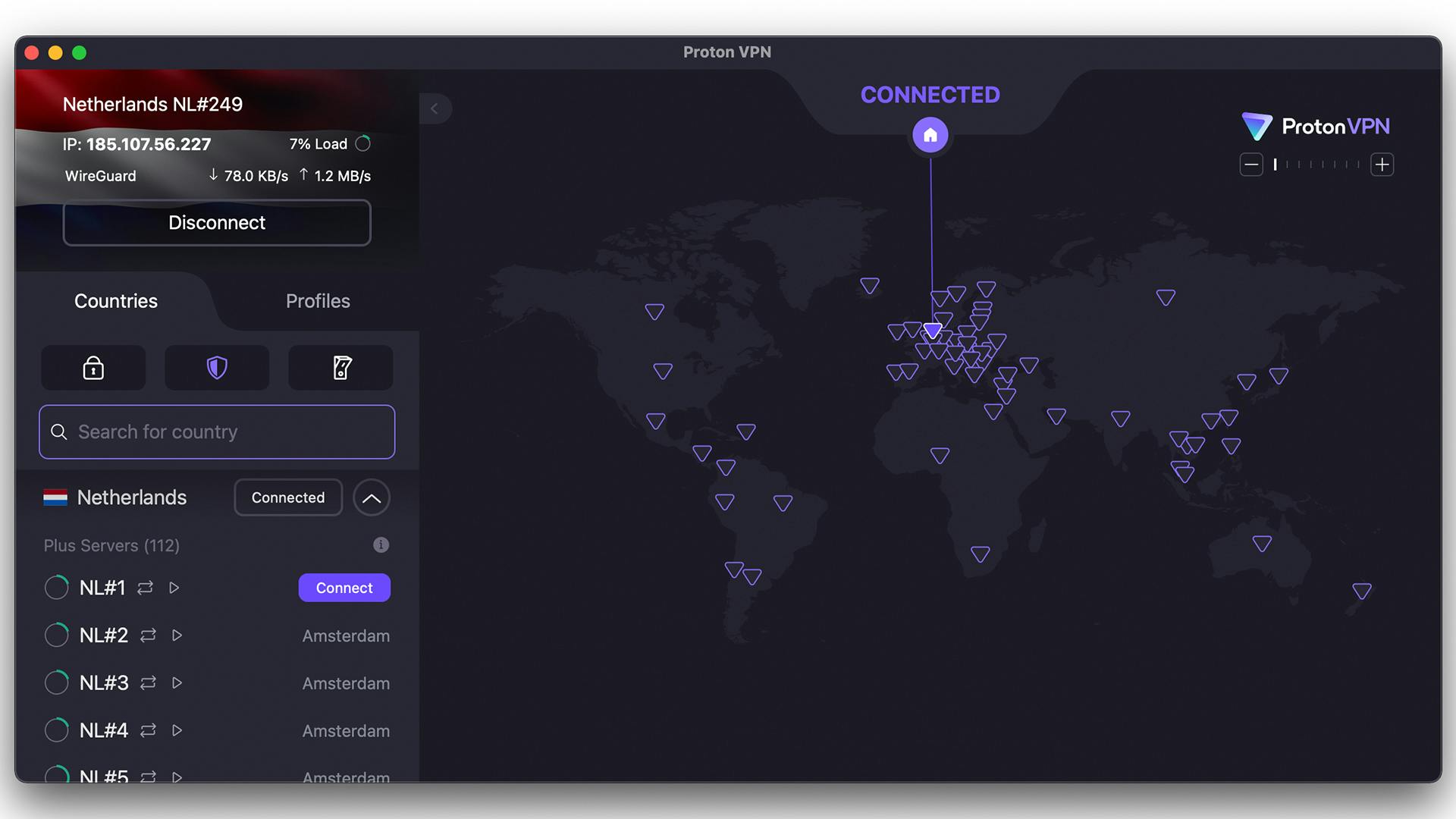ProtonVPN: toegankelijk en uitgebreid tegelijk.