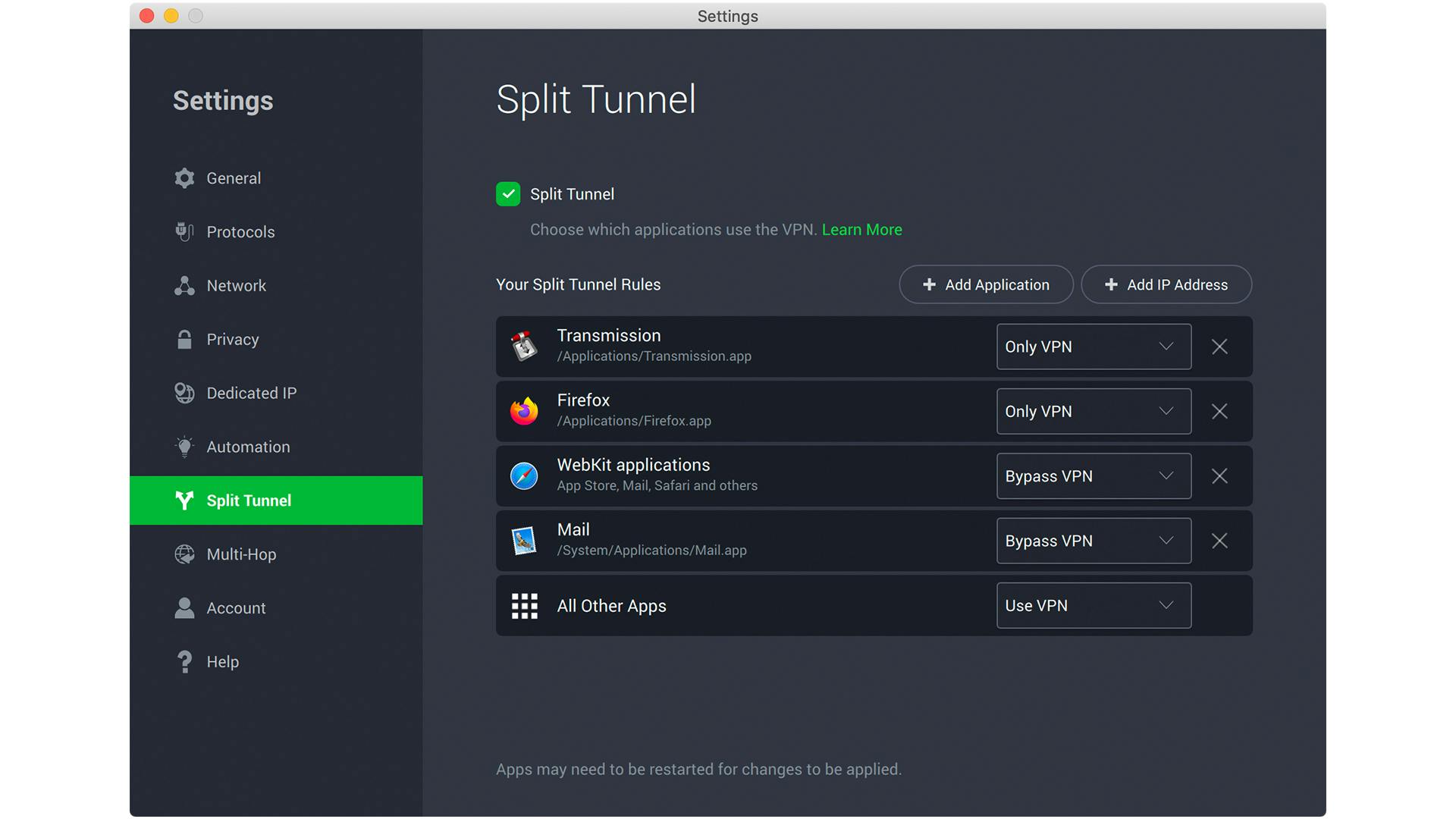 Private Internet Access komt snelheid tekort.