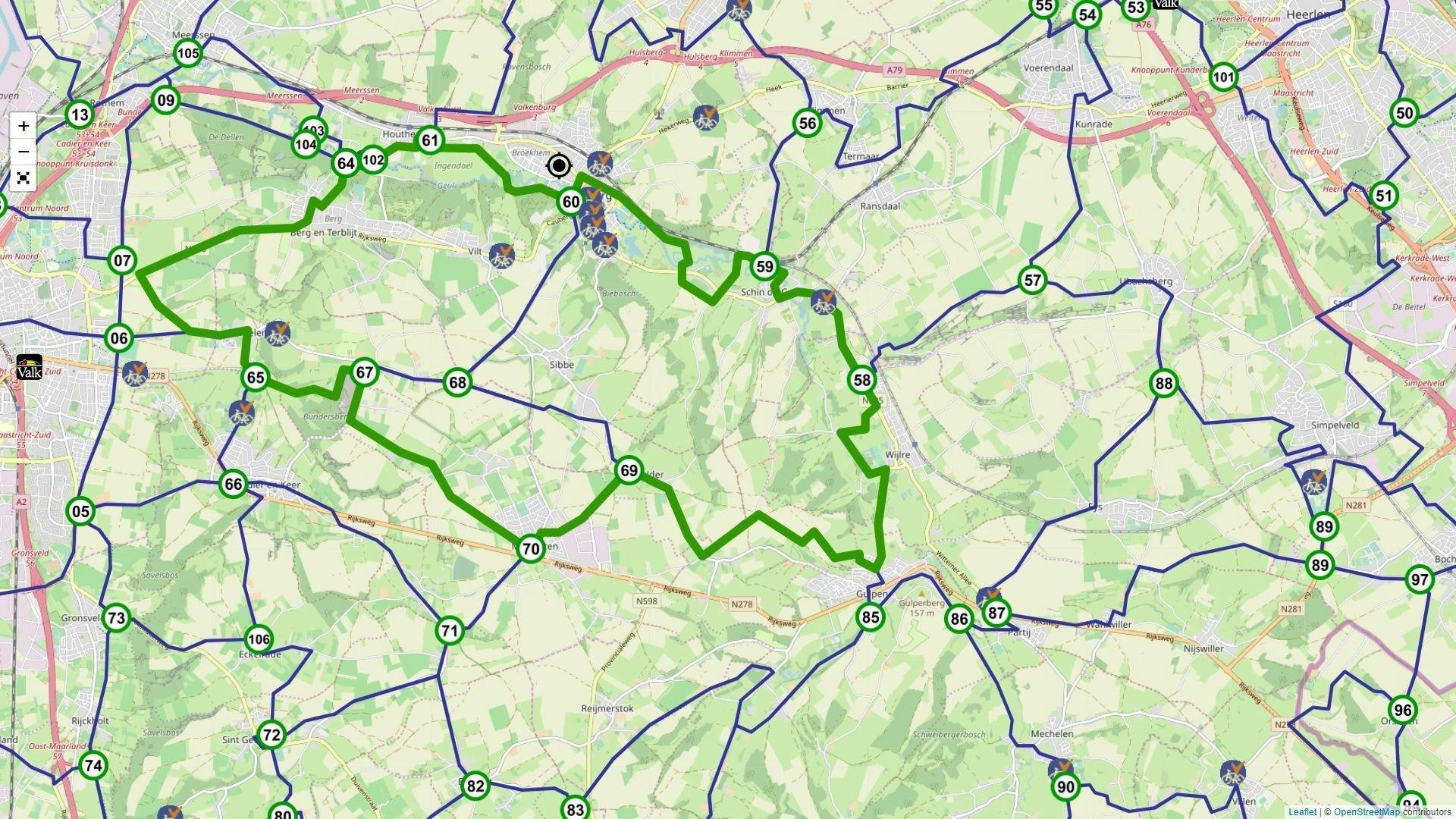 De mooiste fietsroute bij Valkenburg