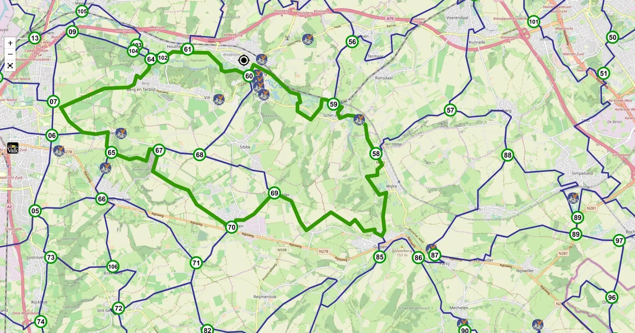 De mooiste fietsroute bij Valkenburg