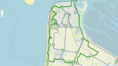 Fietsroute door de kop van Noord-Holland