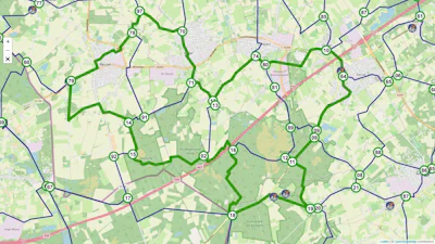 Fietsroute door De Kempen