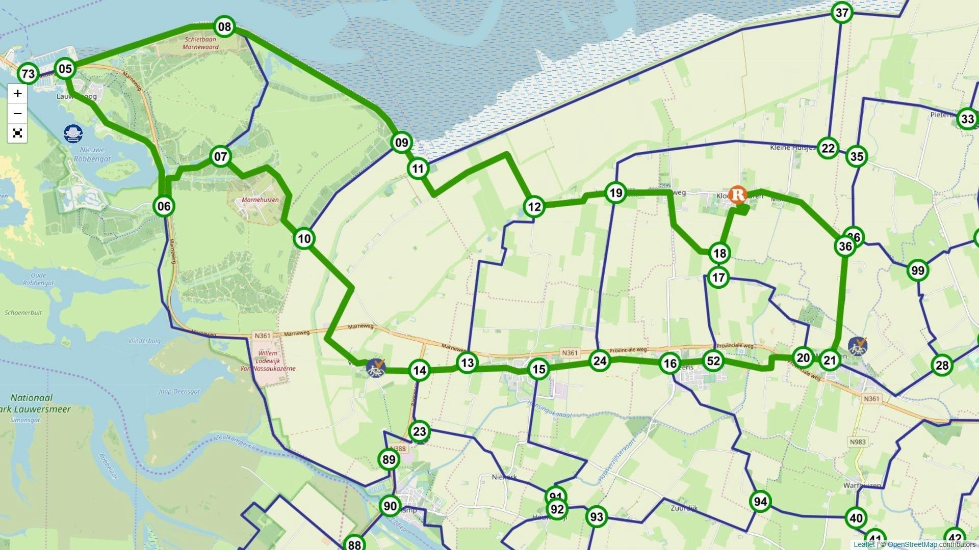 De mooiste fietsroute door Groningen