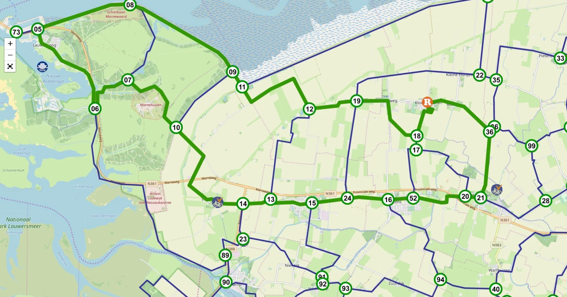 De mooiste fietsroute door Groningen