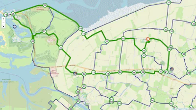 De mooiste fietsroute door Groningen