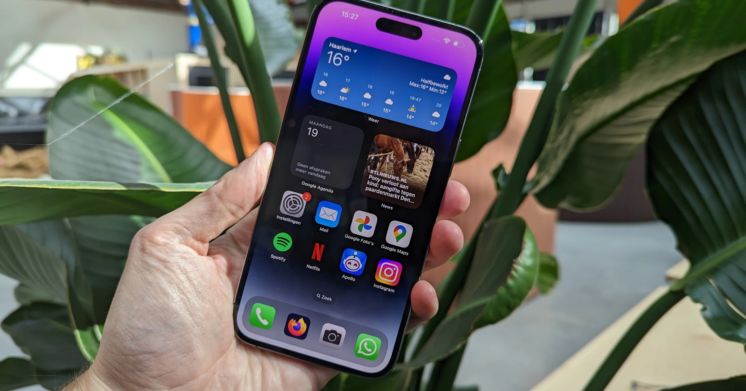 De iPhone 14 Pro Max in beeld
