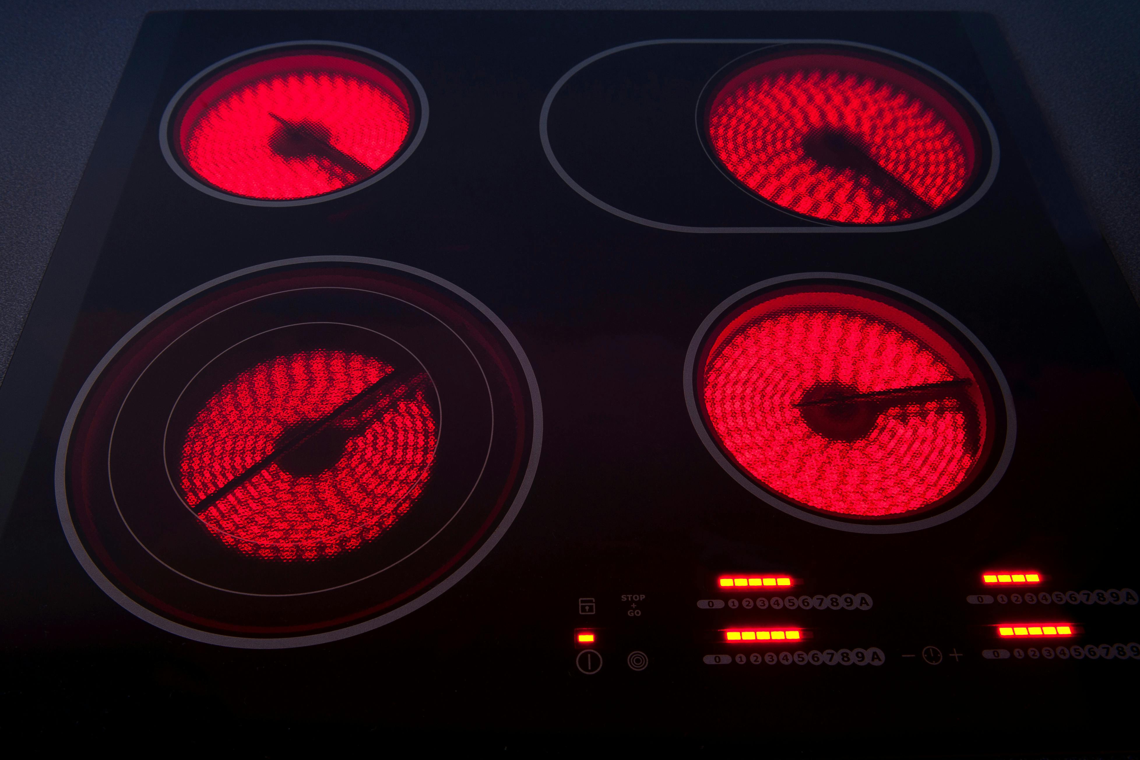 Een halogeen kookplaat