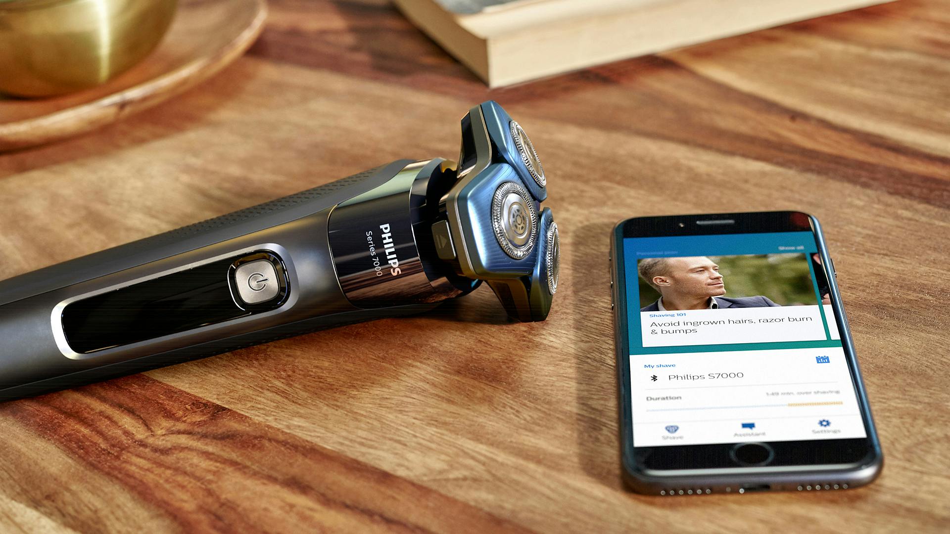 Een scheerapparaat scheert vaak minder kort dan een scheermes.