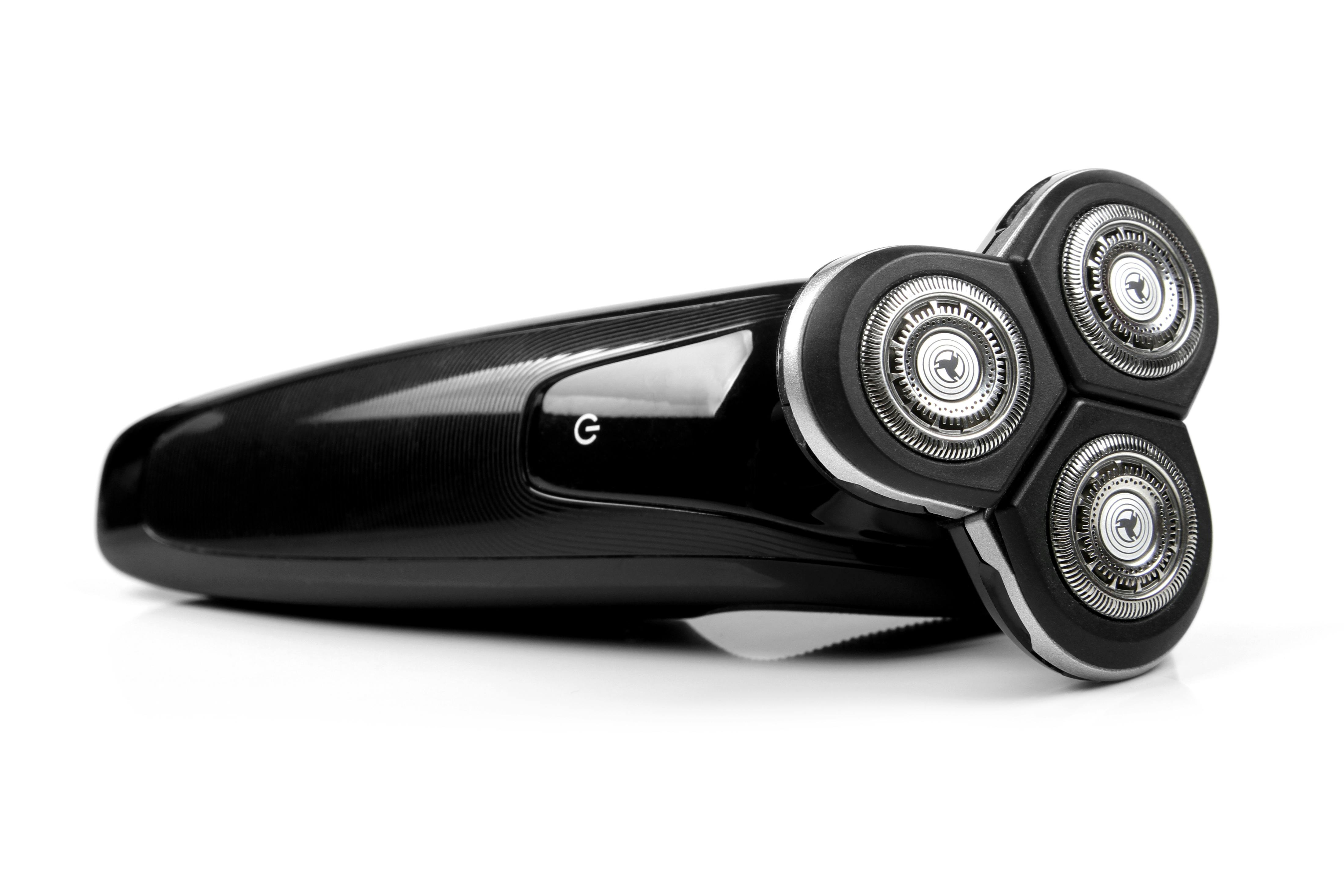 Scheerapparaat met roterende koppen