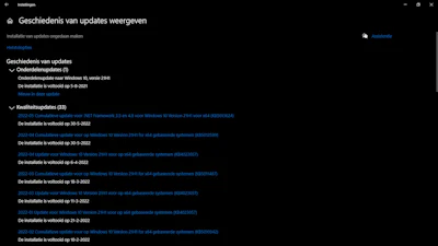 Handmatig Windows-updates verwijderen doe je zo