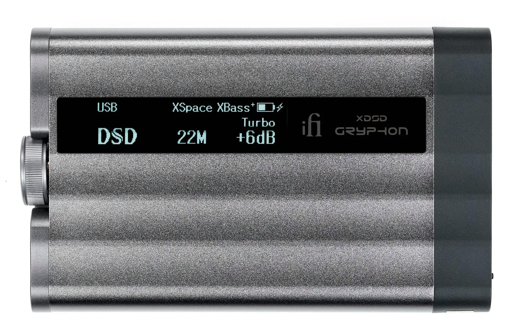 Het geïntegreerde oledscherm toont waardevolle informatie, zoals de het audioformaat en batterijniveau.