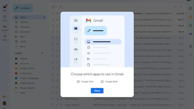 Vernieuwd Gmail-design komt naar meer gebruikers
