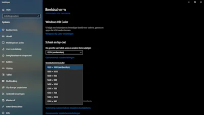 Windows-schermresolutie niet aan te passen, en dan?