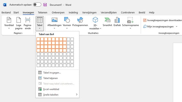 Opmaak Word-tabellen aanpassen doe je zo
