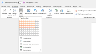 Opmaak Word-tabellen aanpassen doe je zo