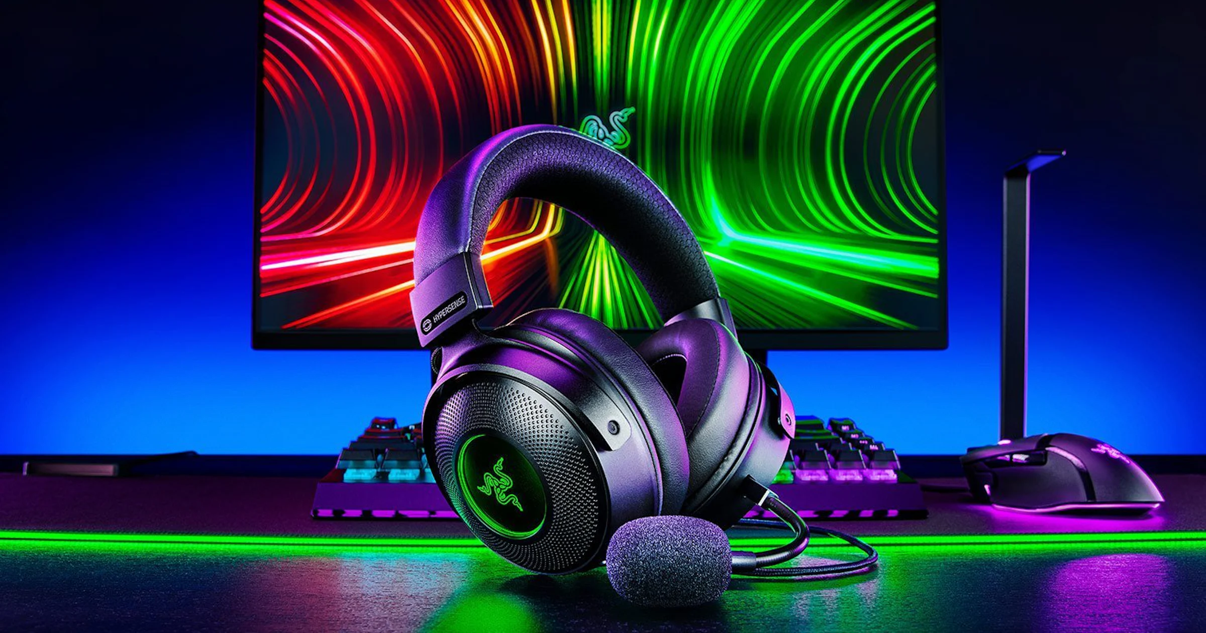 Razer Kraken v3 Hypersense - Vibrerende headset