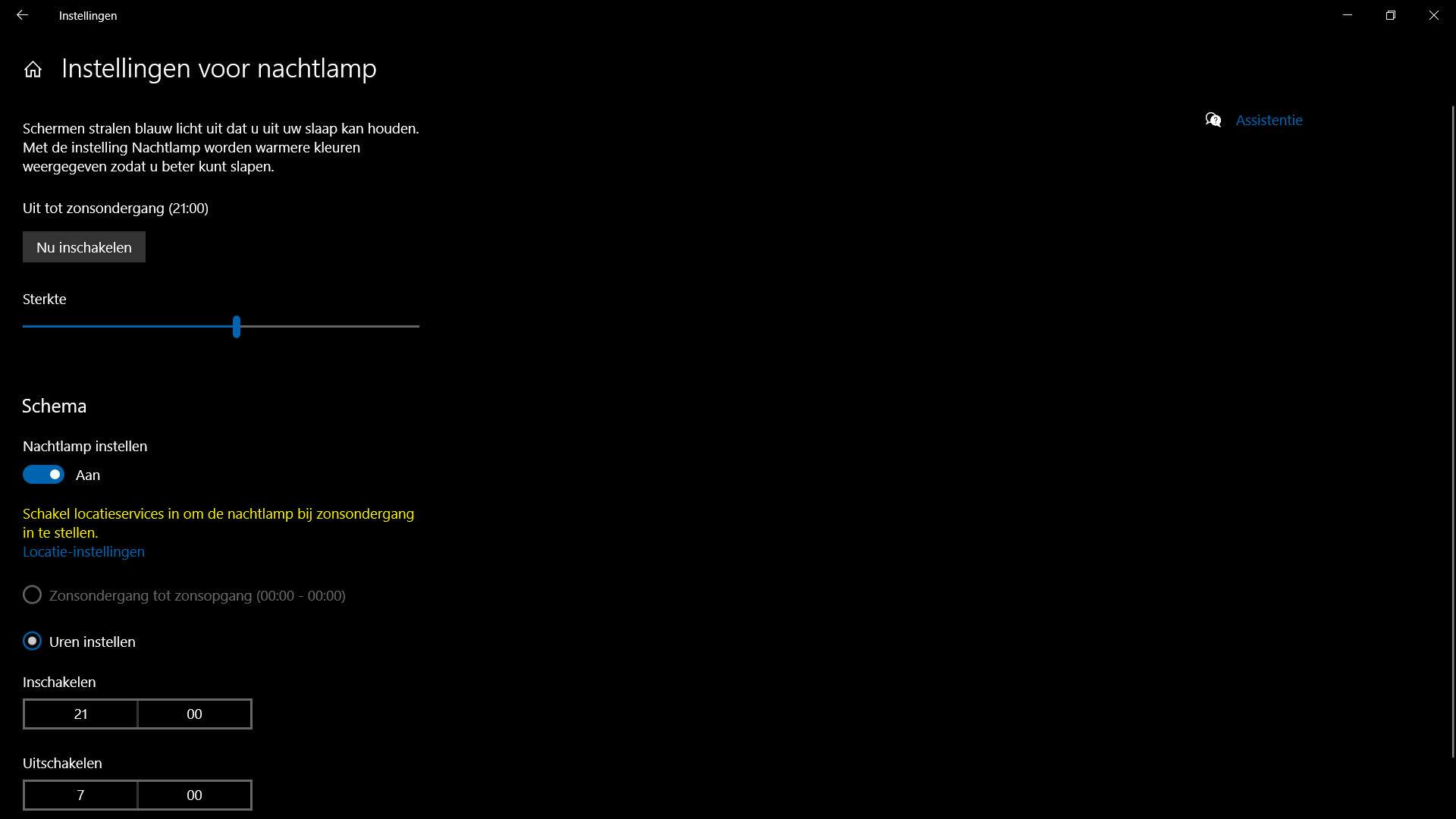 Nachtlampje Windows gaat niet aan: en nu?