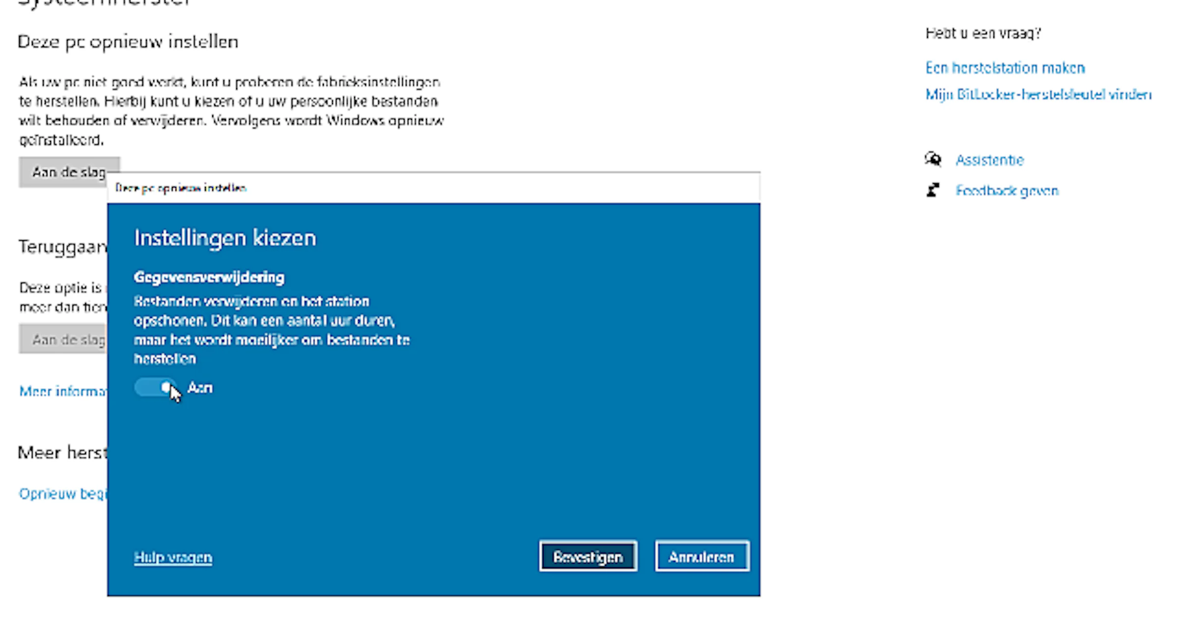 Data wissen voor weggeven of verkopen van je apparaten